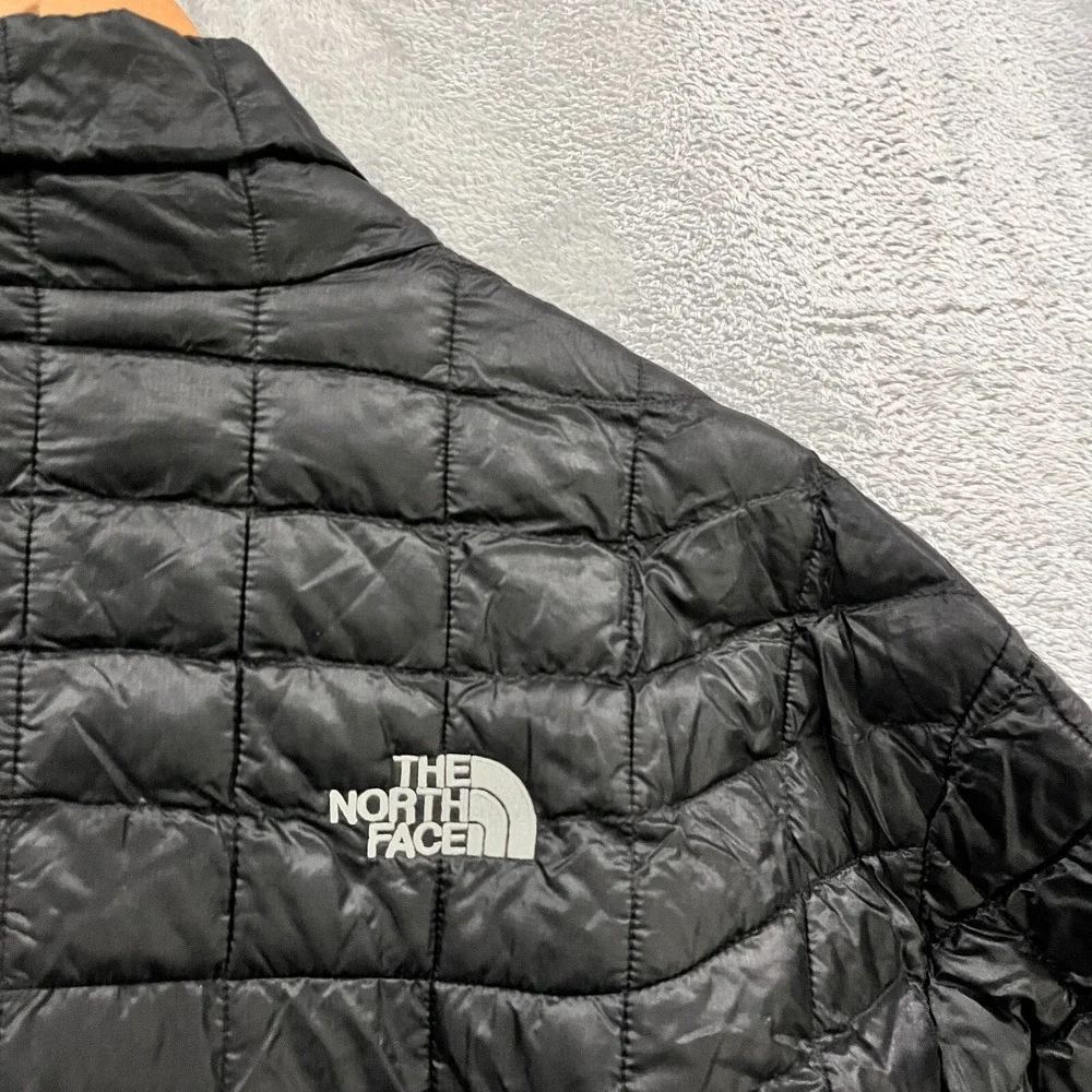 The North Face‎ ThermoBall Puffer Jacket Mens XXL Black Lightweight Quilted